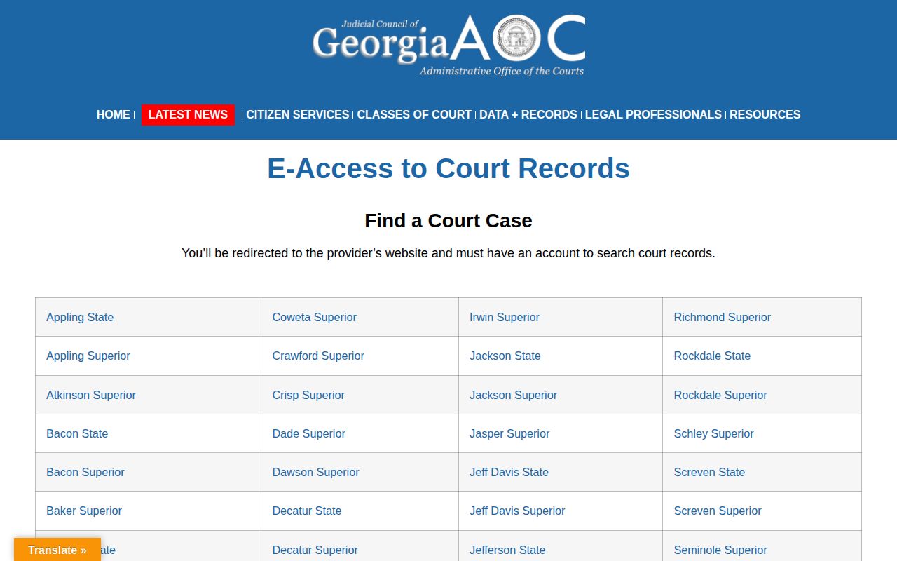 Pulaski County release record court access entry